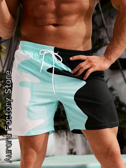Colorful 3D summer men&
