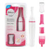 Maroon Asteria 5-in-1 electric hair removal and shaving machine for women, compact mini trimmer and razor in a sleek design