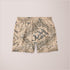 Sky Felix snake skin shorts with a bold snake print, showcasing the unique pattern and stylish fit of the T-shirt.