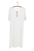 Striped black and white women&