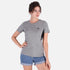 Gray Rose Hemera QuickDry activewear shirt for women, lightweight short-sleeve T-shirt designed for comfort and performance.
