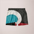 Black Wave T-shirt by Sky Felix featuring a stylish wave design on the front, casual fit, and soft cotton fabric.