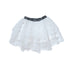 Tan Metis Maia tutu for kids and babies, featuring a soft, airy white tutu with delicate tulle layers and a comfortable elastic waistband.