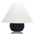 Black Aurora Weave Portable Table Lamp by Azure Pontus, showcasing its woven design and compact, stylish lighting for modern spaces.