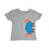 Kids Armadillo T-shirt by Sky Blue Milo featuring Texas-themed design, perfect for little ones and babies.