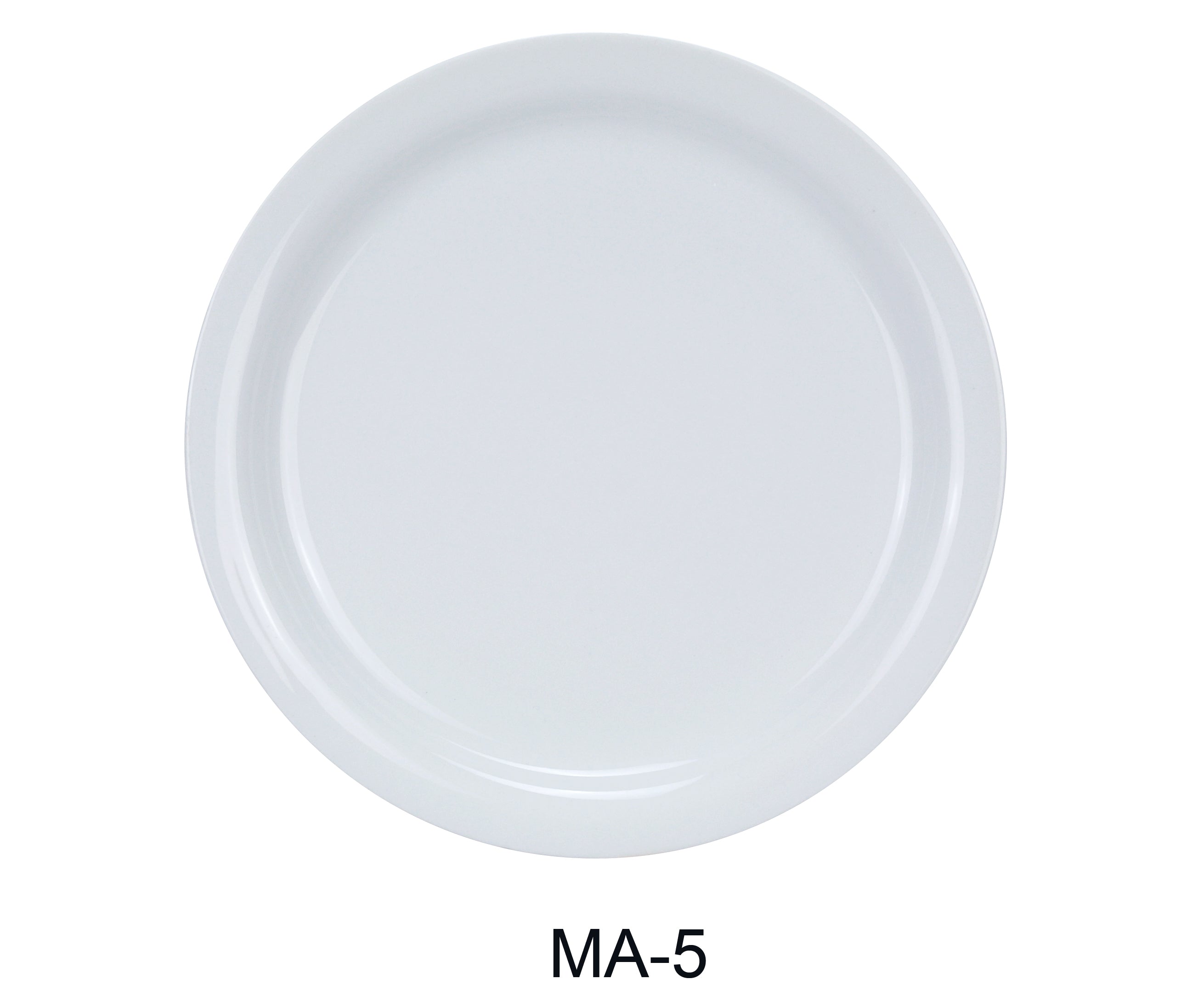 Lime Atlas Yanco MA-5 Mayor 5.5-inch narrow rim bread plate with clean white ceramic design.