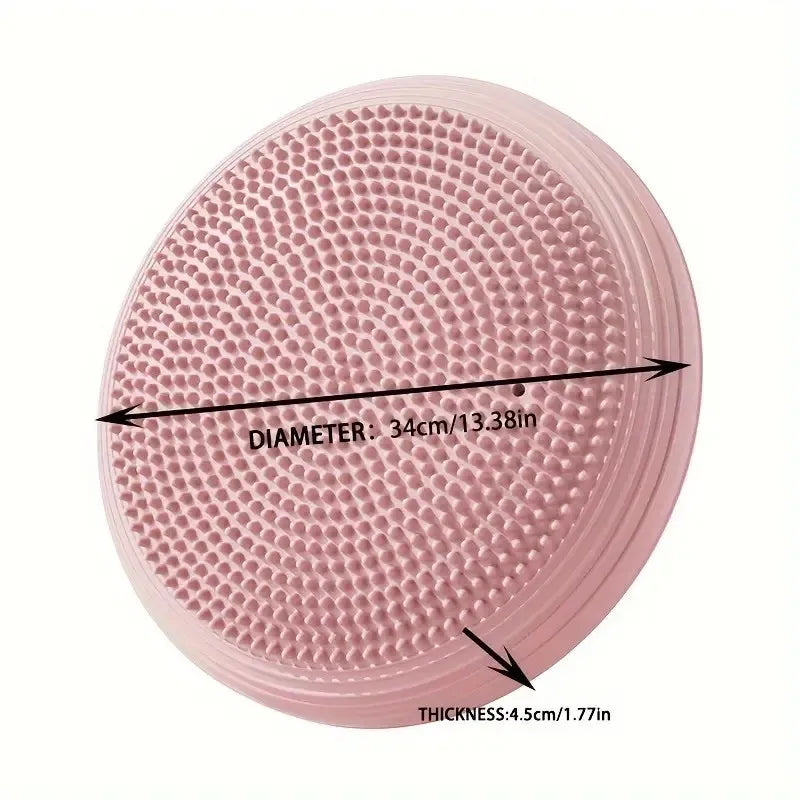 NNETM Thickened Yoga Mat for Balance &amp; Fitness (Pink)