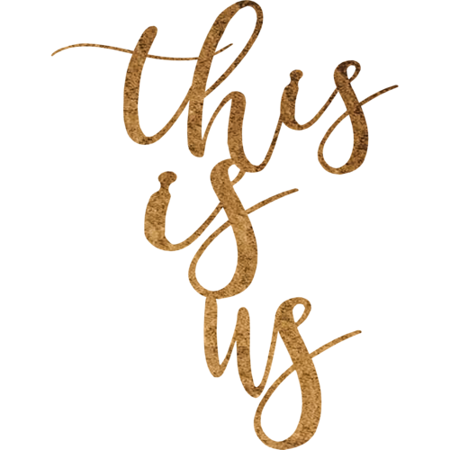 Copper and steel metal wall art featuring "This Is Us" design by Malachite, ideal for modern home decor.
