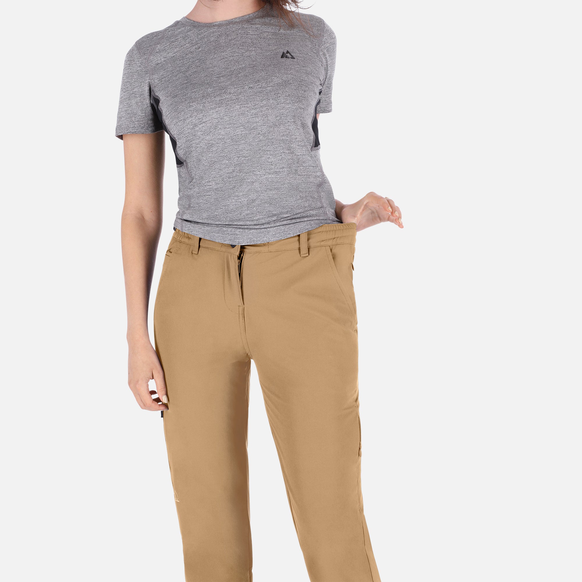 Long camel-colored women&