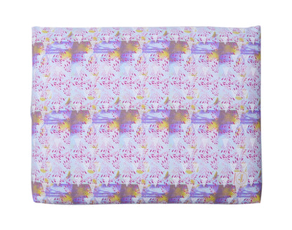 Azure Jason Zabuton yoga meditation cushion with a padded, round design for comfortable seated meditation practice.