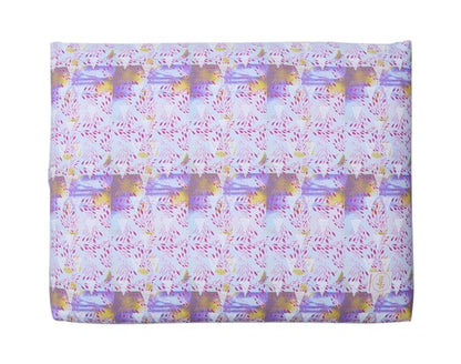 Azure Jason Zabuton yoga meditation cushion with a soft fabric cover and thick padding, ideal for comfortable seated meditation practice.