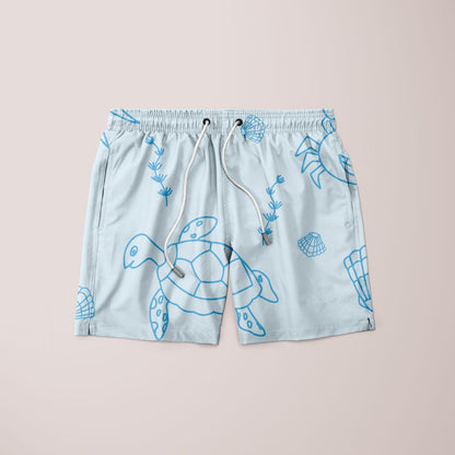 Sky Felix underwater pattern T-shirt featuring vibrant aquatic-themed print on soft fabric.
