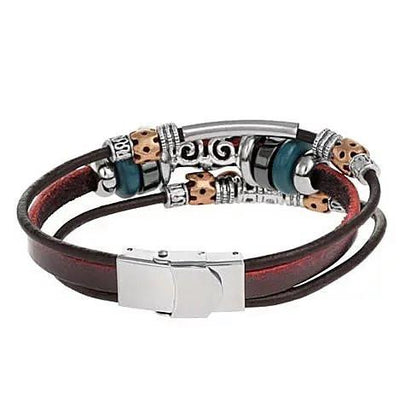 Salmon Lucky Unlock The Magic Bracelet, a stylish tech accessory with intricate design and vibrant colors, displayed on a neutral background.