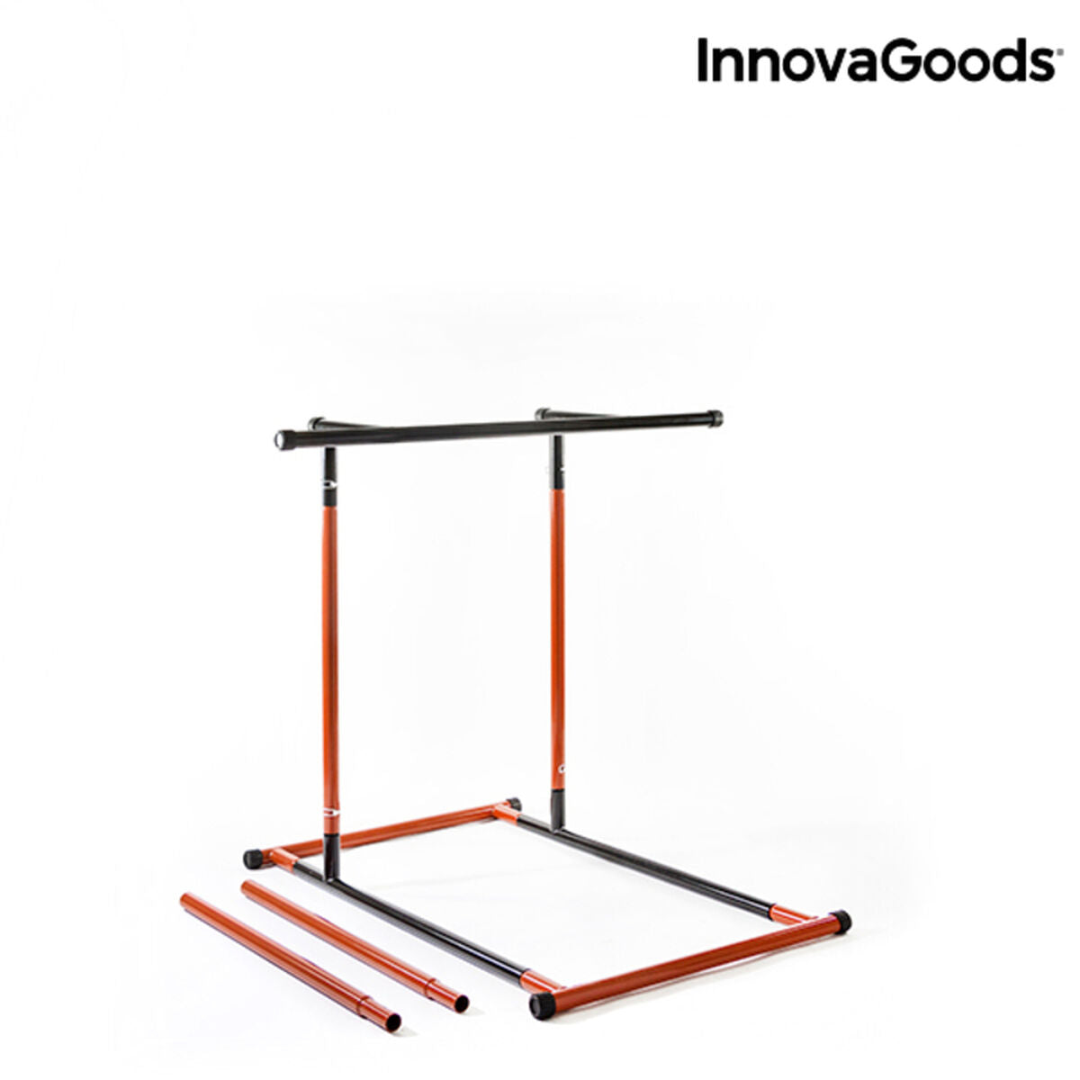 Full body pull-up station by Bigbuy with exercise guide for strength training and fitness workouts.