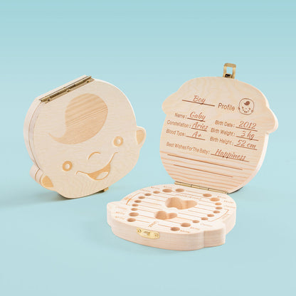 Baby clothing tooth box by InnovaGoods, branded Bigbuy, featuring a compact container with cute design for storing baby teeth.