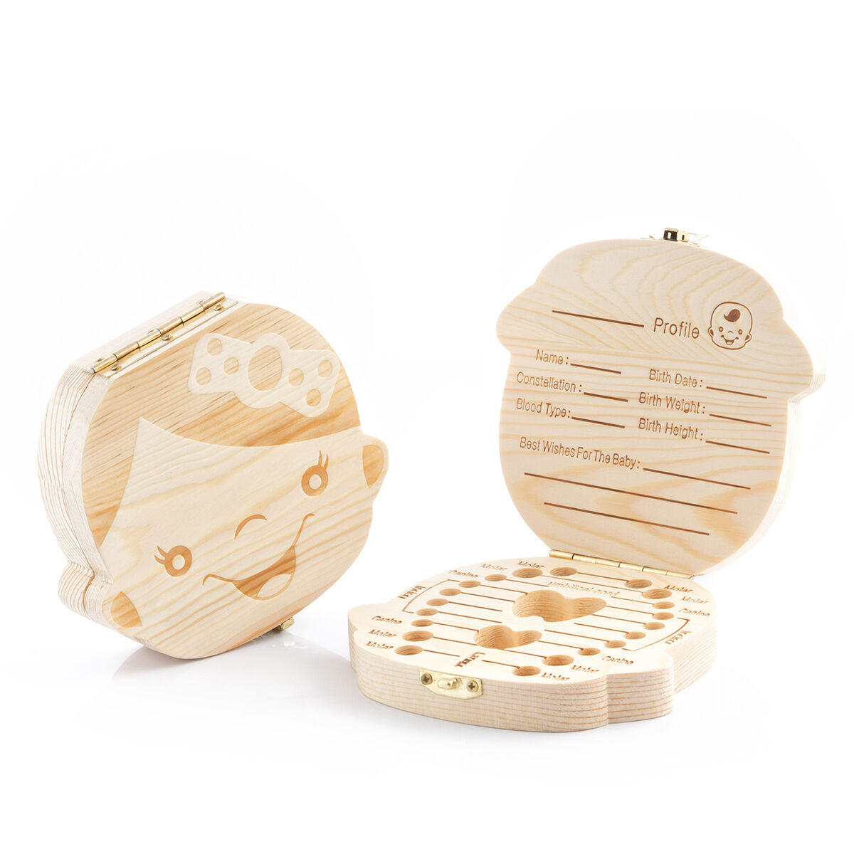 Baby clothing tooth box by Thooy InnovaGoods, featuring a colorful design for storing baby teeth and small keepsakes.