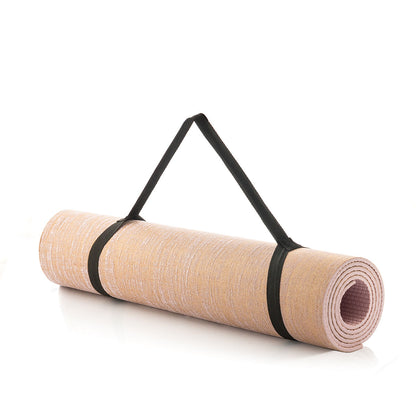Jute yoga mat from Jumat InnovaGoods, eco-friendly and textured for grip, perfect for yoga and outdoor exercise.