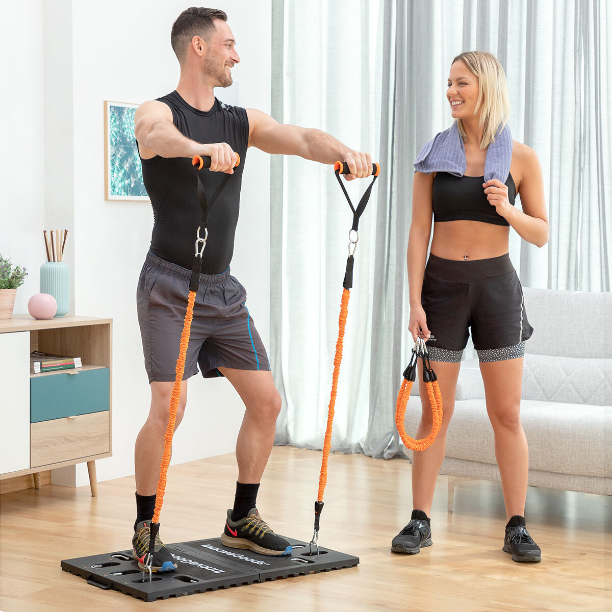 Bigbuy Gympak Max portable training system with exercise guide, compact sports and outdoors fitness equipment for versatile workouts.