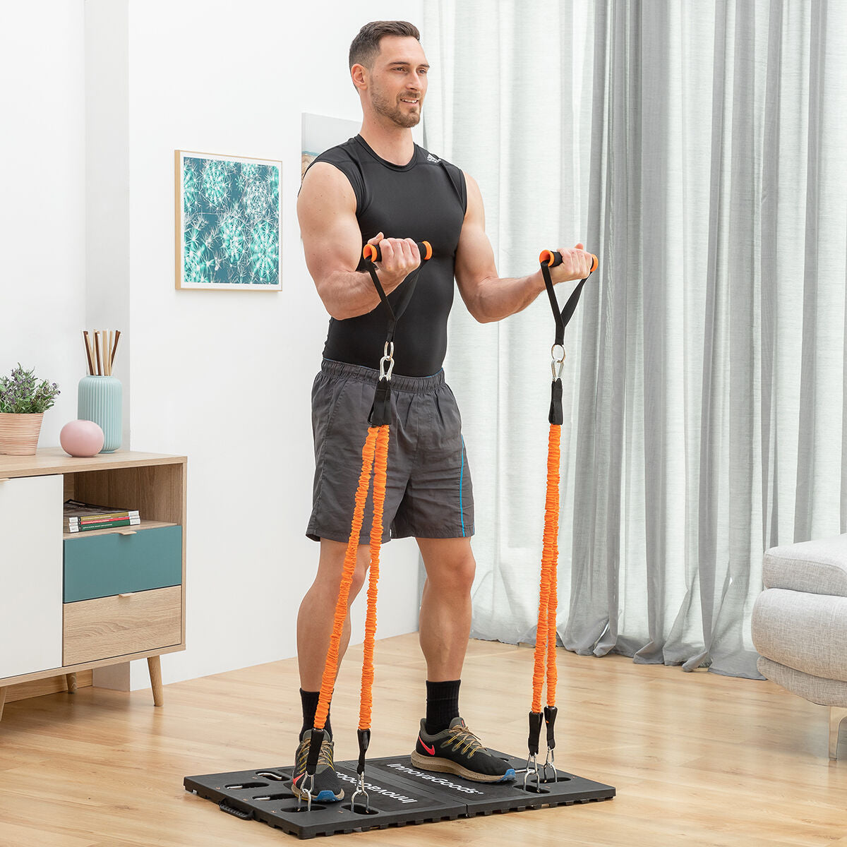 Bigbuy Gympak Max portable training system with exercise guide, compact sports and outdoors workout equipment for versatile fitness routines.