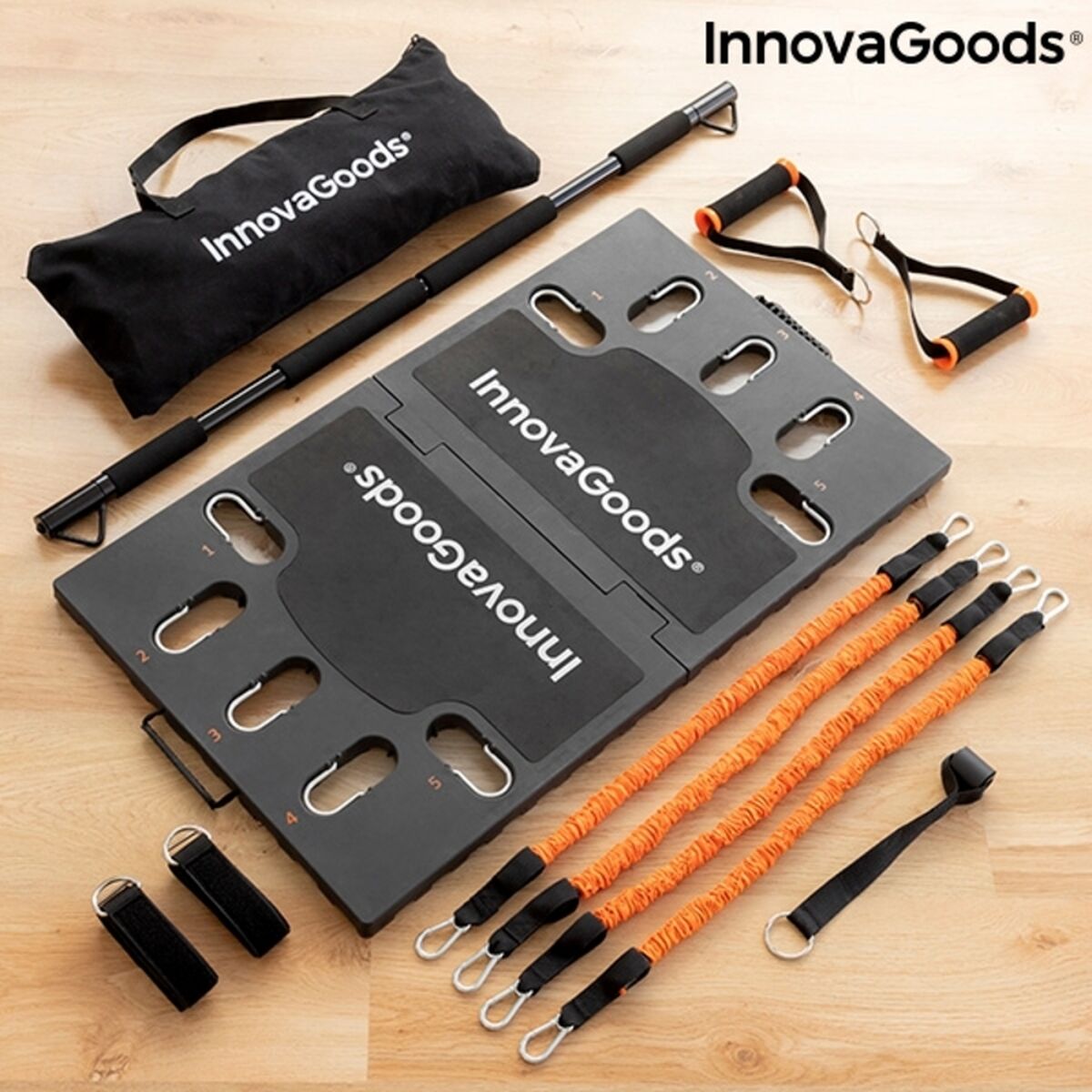Bigbuy Gympak Max portable training system with exercise guide for versatile sports and outdoor workouts.