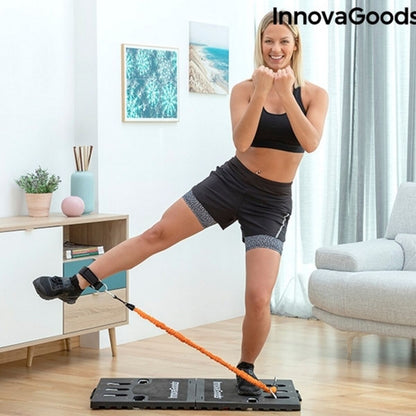 Portable training system with exercise guide by Bigbuy, featuring compact gym equipment ideal for home or outdoor workouts.