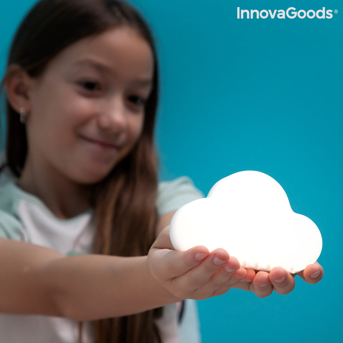 Portable Smart LED Lamp by InnovaGoods for home decor, featuring sleek design and adjustable lighting from Bigbuy.