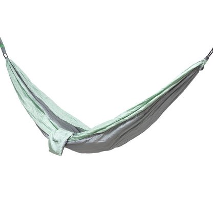 Bigbuy Rewong InnovaGoods camping double hammock suspended outdoors for relaxation and outdoor camping adventures.
