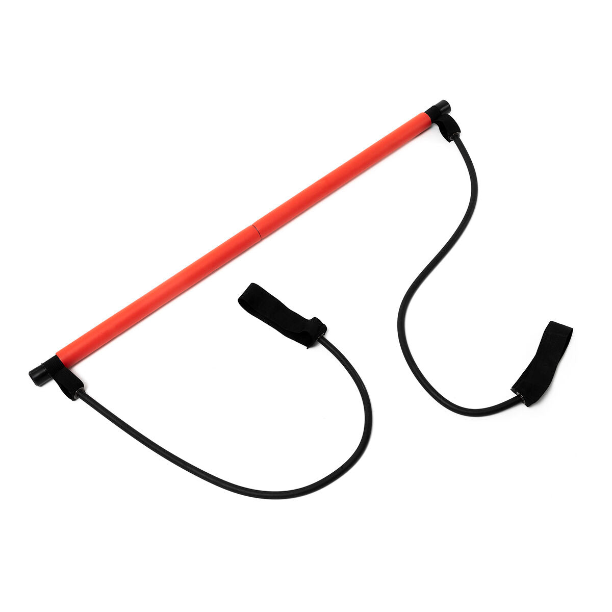 Fitness bar with resistance bands and exercise guide from Bigbuy for strength training and versatile workouts.