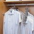 InnovaGoods 8-in-1 Multi Hanger Spavver for organizing clothes and accessories on a versatile furniture rack.