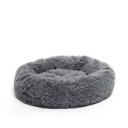 Soft anti-stress pet bed by Bepess InnovaGoods, 60 cm diameter, cozy and comfortable for small pets.