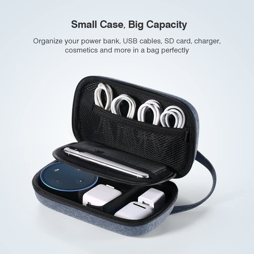 Ultramarine Dione UGREEN 50903 portable travel storage bag for tech accessories, compact and organized for on-the-go use.
