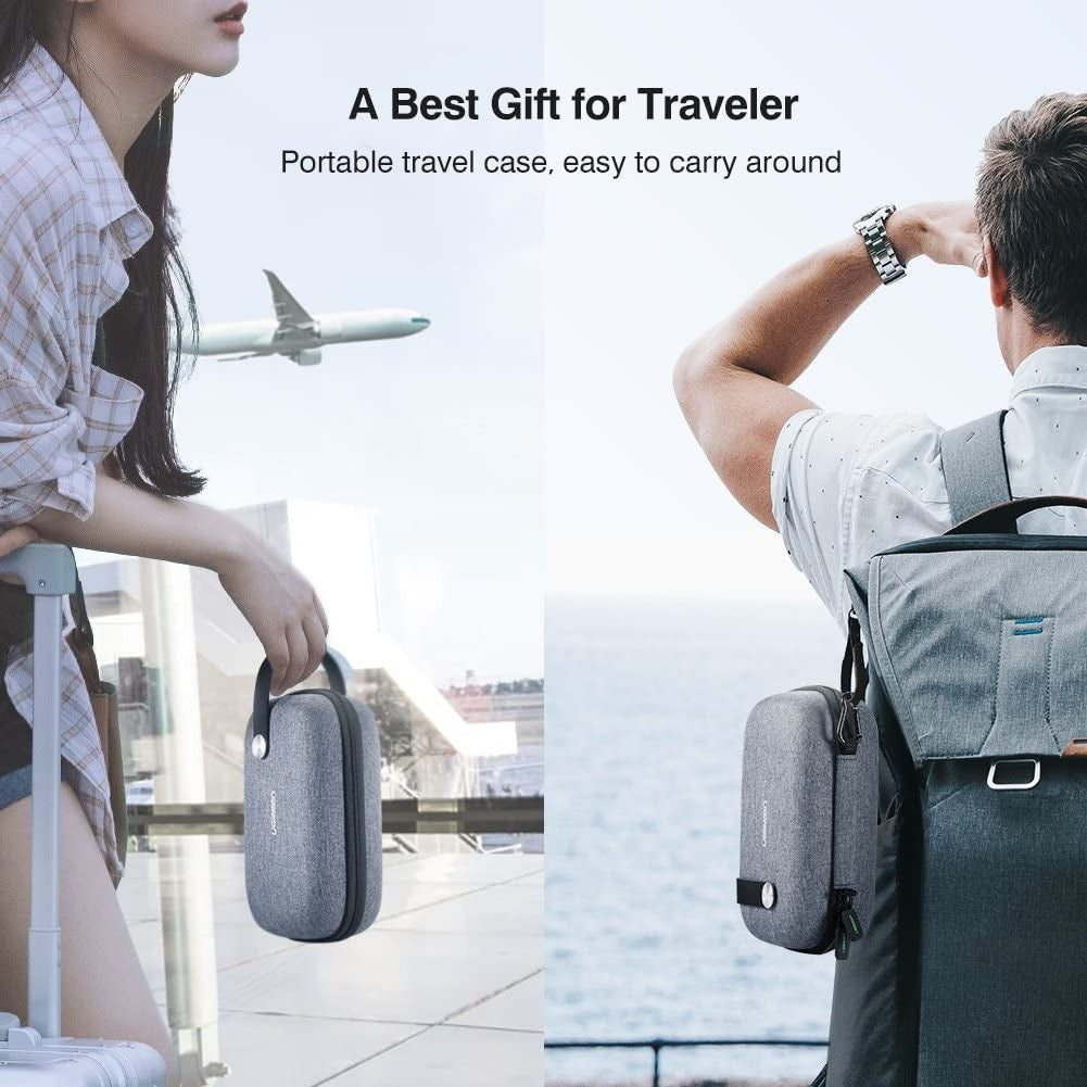 Ultramarine Dione UGREEN 50903 portable travel storage bag for tech accessories, compact with multiple compartments for organization.