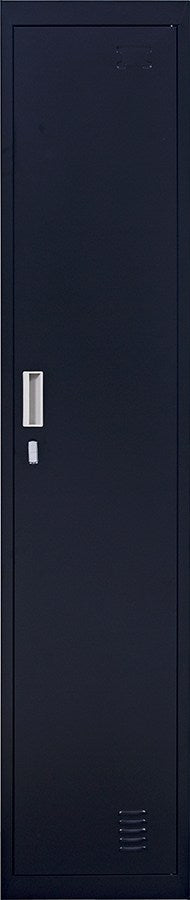 NNEDSZ lock One-Door Office Gym Shed Clothing Locker Cabinet Black
