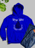 White Village Witch hoodie T-shirt by Jade Thalassa featuring a witch-themed graphic design on the front.