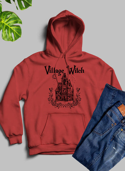 Jade Thalassa Village Witch T-shirt featuring a detailed witch design on soft cotton fabric.