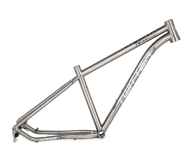 TWITTER WERNER Titanium Alloy MTB Frame – 29"/27.5", Lightweight, XC-Optimized, 142mm Thru axle+Lever