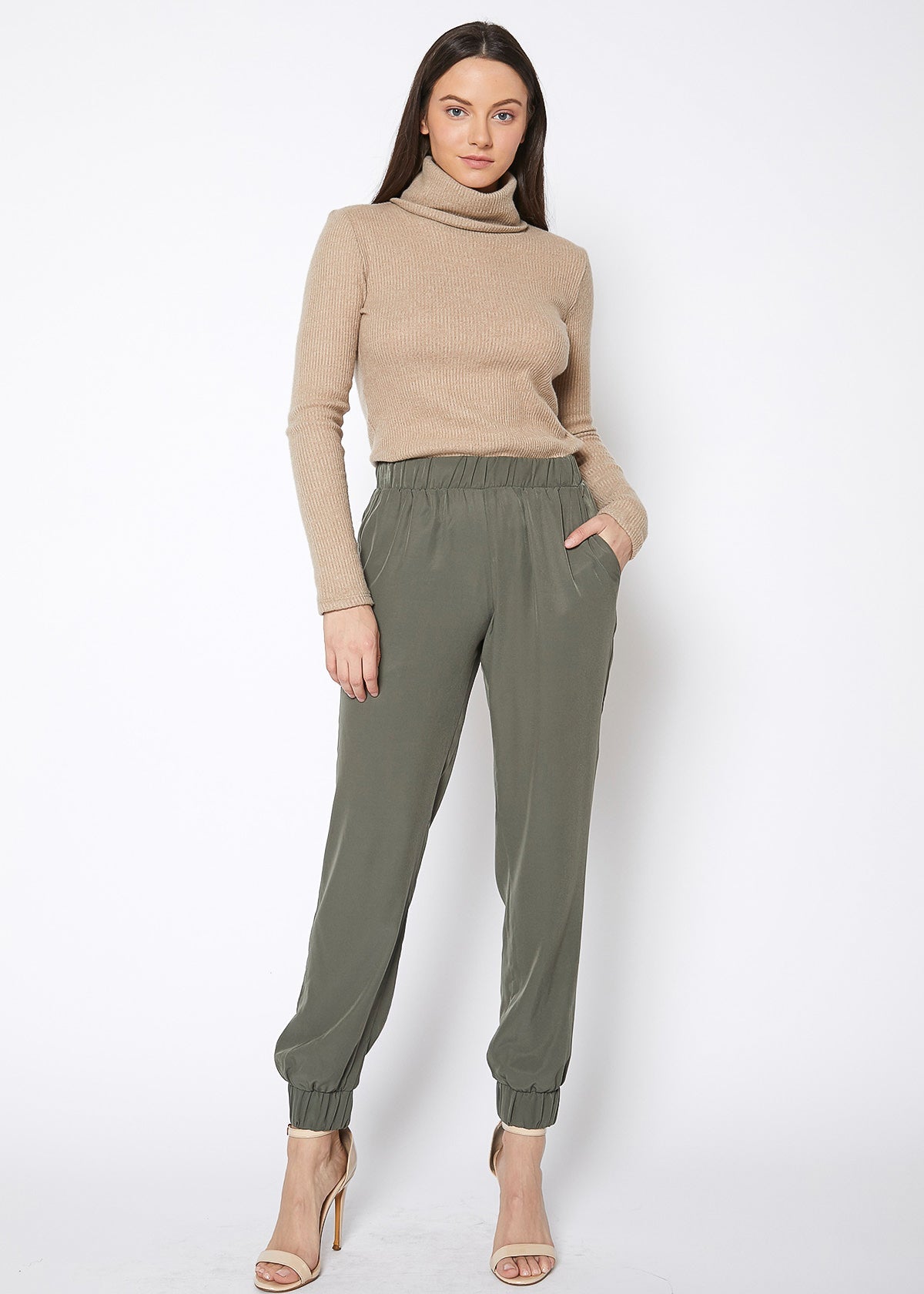 Olive green women&