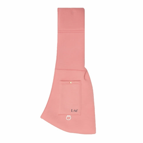 Emerald Alfie Lof Neoprene Pet Sling Carrier securing small pets comfortably for stylish travel.