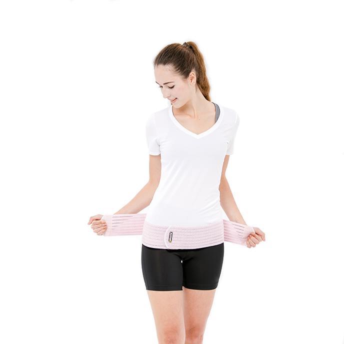 Carmine Tulsi MS61 Maternity Belt in black, designed for support during pregnancy, with adjustable straps and breathable fabric.
