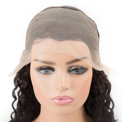 Cerise Alfie BeuMax Brazilian 13x4 curly lace front human hair wig with voluminous curly hairstyle, suitable for beauty and fashion.
