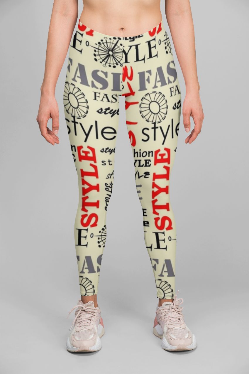 Sky Felix Alpine Fashion leggings paired with a casual T-shirt, showcasing a stylish and comfortable outfit.
