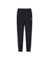 Black women’s deformation mesh jogger long pants by Amethyst Lucy, featuring a comfortable fit and stylish design for active wear.