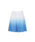 Women’s sky blue gradient golf skirt by Amethyst Lucy, featuring a stylish and comfortable design for activewear.