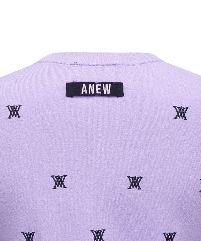 Women wearing a lavender Start2Finish monogram logo pullover sweater and elegant blouse, showcasing stylish apparel and accessories.