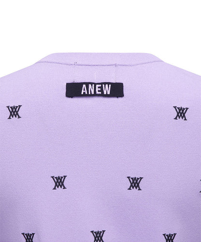 Women wearing a lavender Start2Finish monogram logo pullover sweater and elegant blouse, showcasing stylish apparel and accessories.
