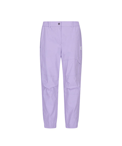 Women’s lavender ventilation slim jogger pants by Start2Finish, featuring a comfortable fit and tapered design.