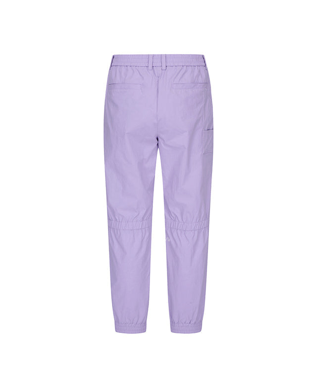 Women’s lavender ventilation slim jogger long pants by Start2Finish, featuring a comfortable fit and breathable fabric.