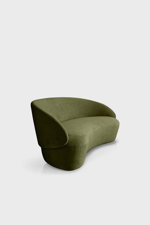 Aquamarine Poppy Naïve Sofa showcasing a modern, plush furniture piece with soft upholstery and clean design.