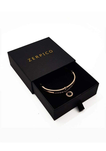 White Poppy Jericho Rosé Gold Bracelet with delicate chain and clasp, shown on a neutral background.