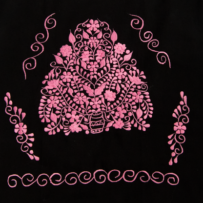 Violet Athena embroidered ethnic folk dress for women featuring colorful traditional patterns and intricate needlework.